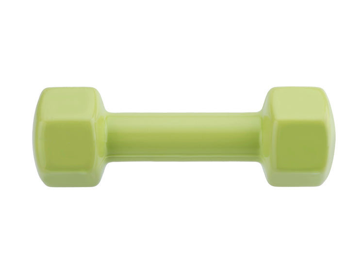 Paire d'haltères epoxy en vinyle antidérapant 2x2Kg