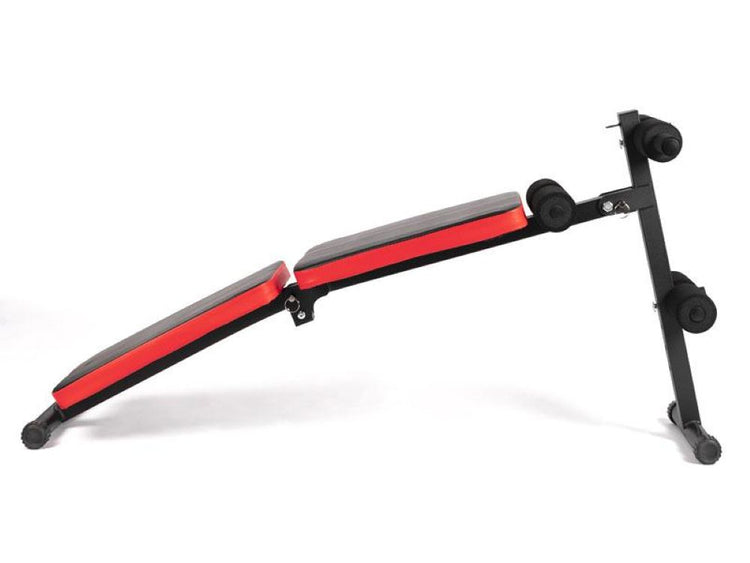 Banc de musculation SYNERFIT pliable  multifonction entraînement complet  noir et rouge modèle COBRA