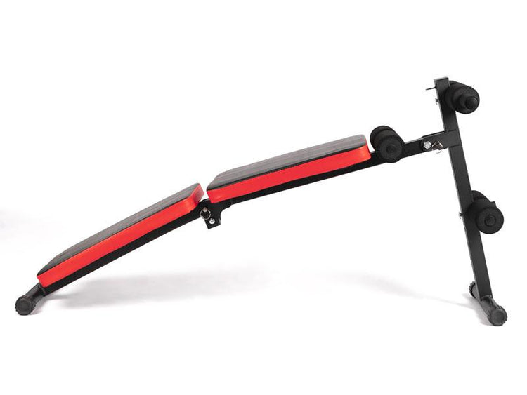 Banc de musculation SYNERFIT pliable  multifonction entraînement complet  noir et rouge modèle COBRA