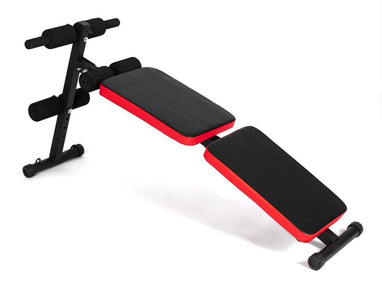Banc de musculation SYNERFIT pliable  multifonction entraînement complet  noir et rouge modèle COBRA