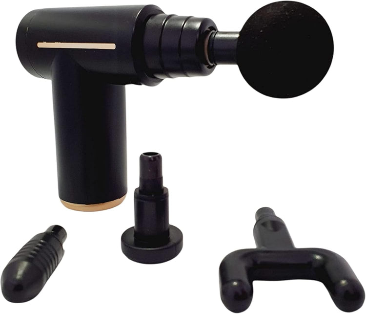Pistolet de Massage Musculaire  SYNERFIT  6 vitesses réglables 6 têtes de massage   modèle Smart Gun colorie Noir