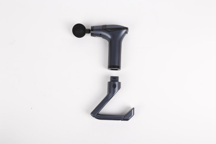 Pistolet de Massage Musculaire  SYNERFIT  6 Vitesses Réglables  3 en 1 masseur dos et cervicales poignée amovible,modéle  Move Gun  colorie Gris