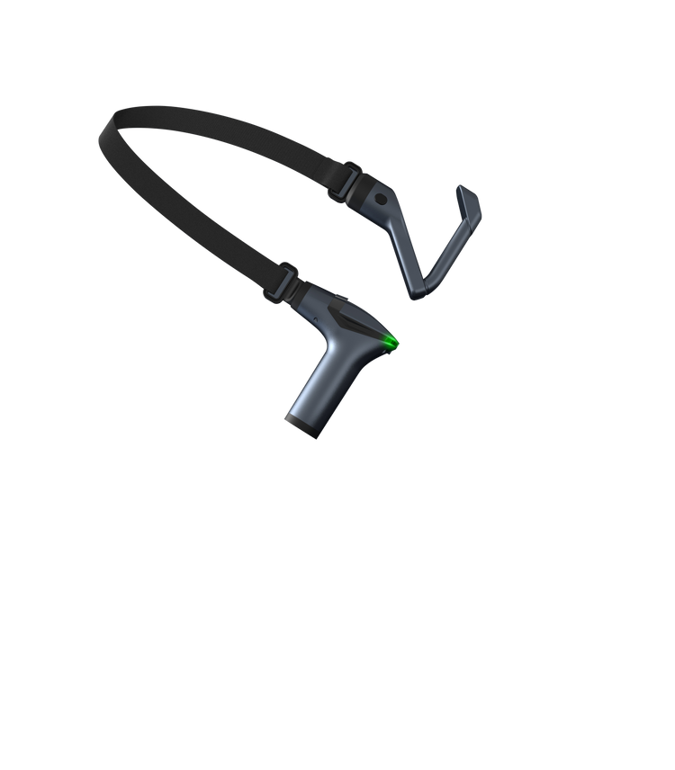 Pistolet de Massage Musculaire  SYNERFIT  6 Vitesses Réglables  3 en 1 masseur dos et cervicales poignée amovible,modéle  Move Gun  colorie Gris