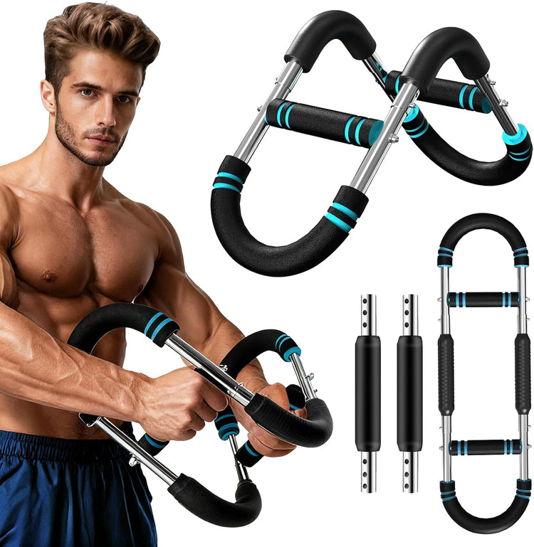 Appareil d'entraînement SYNERFIT  Power Twister  entraîneur des Bras Niveau de résistance : 30/40/50 kg Double Ressort, 3 Niveaux réglables, extenseur de Poitrine