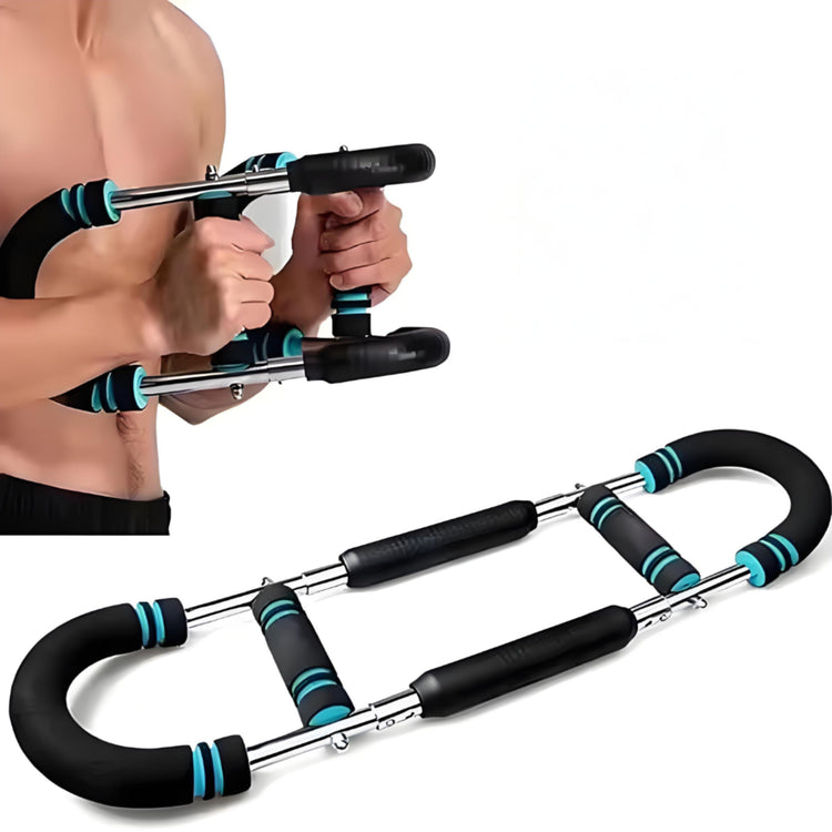Appareil d'entraînement SYNERFIT  Power Twister  entraîneur des Bras Niveau de résistance : 30/40/50 kg Double Ressort, 3 Niveaux réglables, extenseur de Poitrine