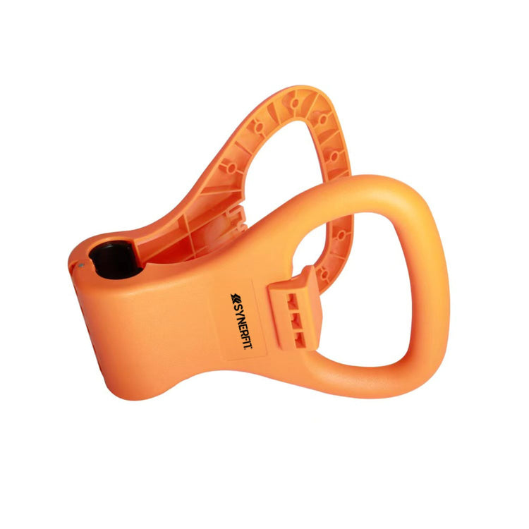 Barre d'haltères réglable SYNERFIT et adaptateur de poids, poignée pour kettlebell, clip de fixation pour haltères et exercices