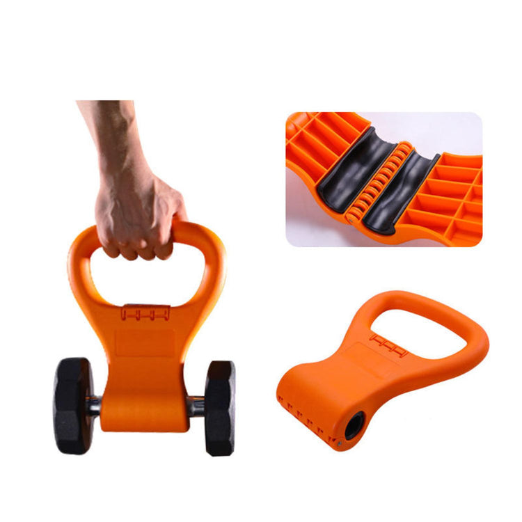 Barre d'haltères réglable SYNERFIT et adaptateur de poids, poignée pour kettlebell, clip de fixation pour haltères et exercices