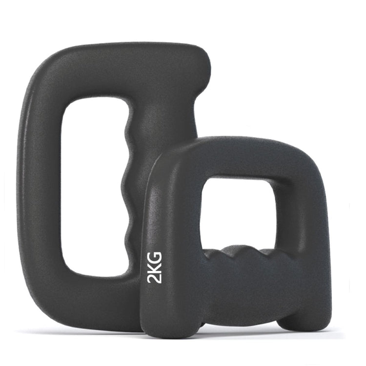 Paire de Petits Haltères SYNERFIT , Porteurs de Poids, Entraînement par Frappe, Course à Pied & Entraînement de Boxe en Fer poids 2KG  unité colorie Noir