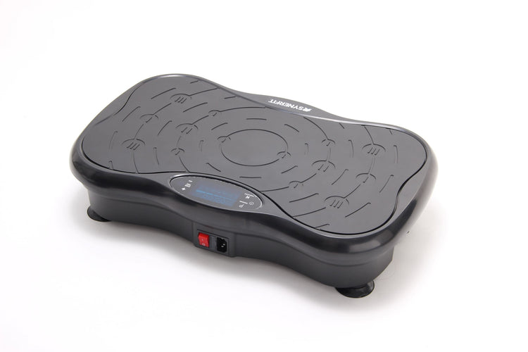 Plateforme vibrante SYNERFIT de remise en forme modèle Powerfit  53 x 32 x 100 cm avec poignée colorie Noir