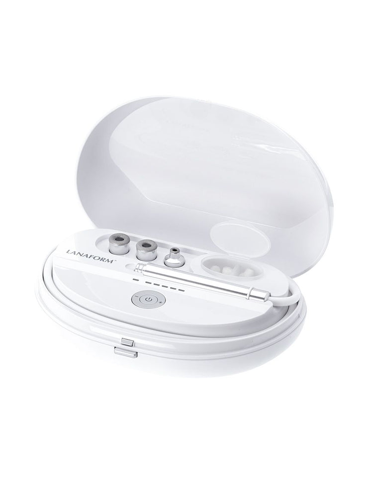 "LANAFORM by SYNERFIT Microdermabrasion - Appareil de soin anti-âge      Gommage et exfoliation de la peau.     3 embouts interchangeables. 5 intensités d'aspiration   Convient à tout type de peau  Pour une peau plus saine