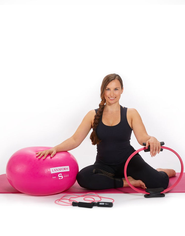 LANAFORM by SYNERFIT  Kit d’accessoires fitness pour entraînement cardio-musculaire- inclus 1 donut, 1 anneau de Pilates, 1 corde à sauter