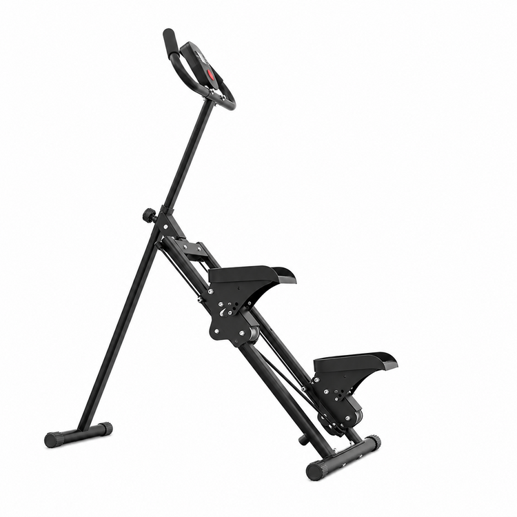 Stepper d'escalier Pliable SYNERFIT avec Écran LED Résistance Réglable, Pédales Antidérapantes Charge Maximale 120 kg, modèle  CLIMBER-FIT couleur Noir