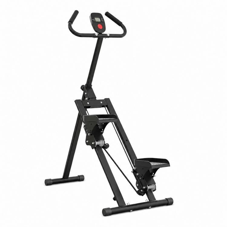 Stepper d'escalier Pliable SYNERFIT avec Écran LED Résistance Réglable, Pédales Antidérapantes Charge Maximale 120 kg, modèle  CLIMBER-FIT couleur Noir