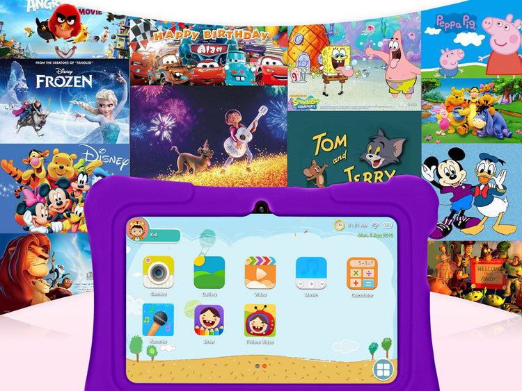 Tablette tactile enfant Android 7 pouces - Edition CreaTouch - Coloris Violet