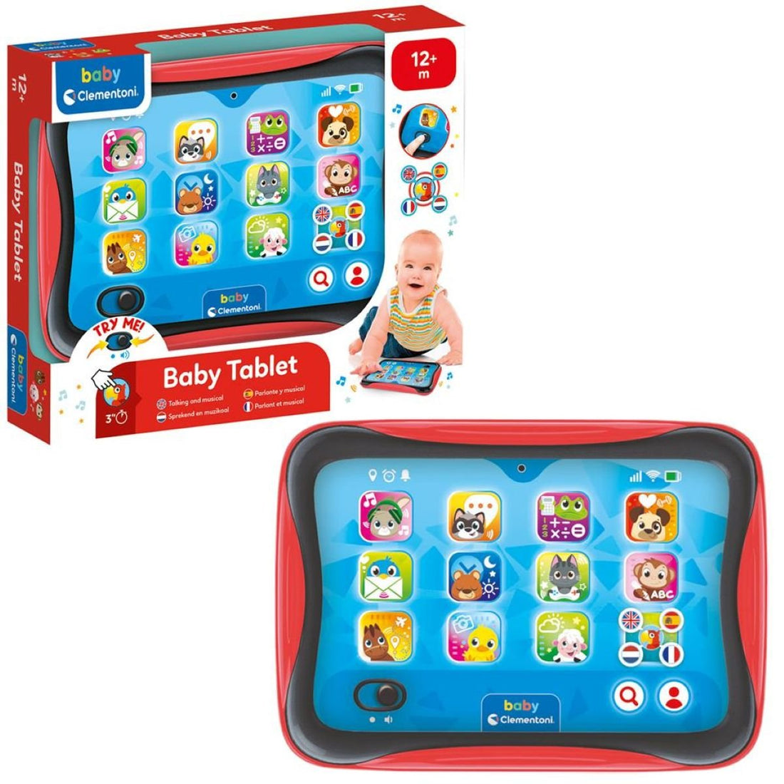 Clementoni -Ma Première Tablette Bébé éducatif interactif