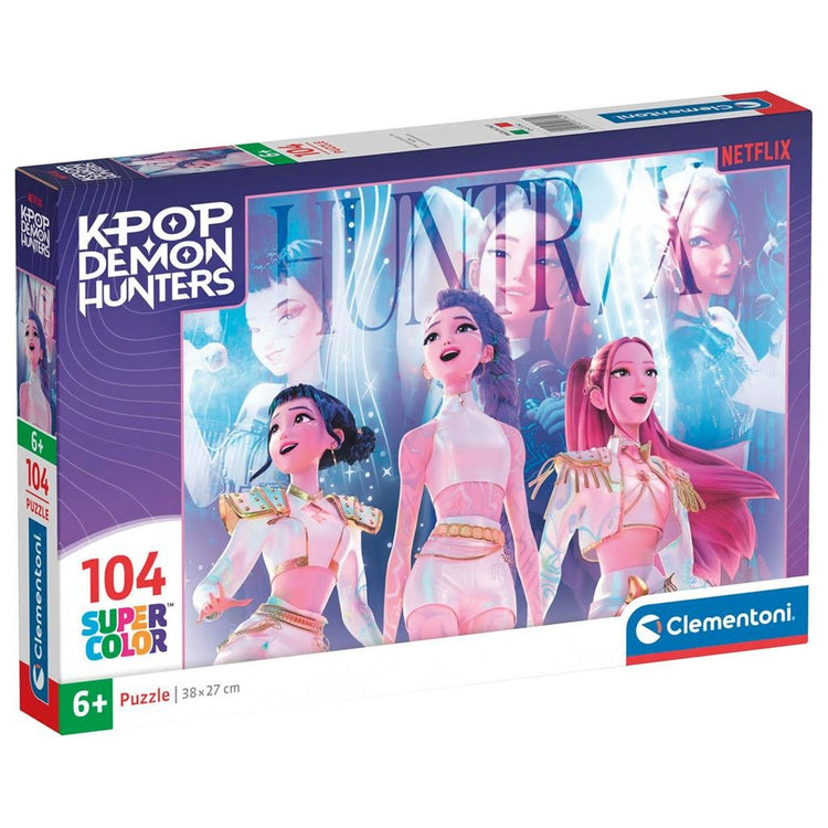 Clementoni -Puzzle 104 pièces KPop Demon Hunters