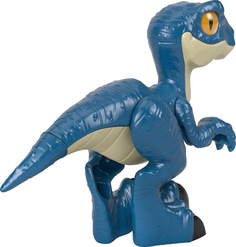 MATTEL Fisher-Price - Vélociraptor XL Imaginext Jurassic World - Figurine articulée - 24cm