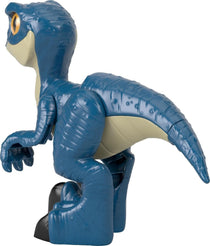MATTEL Fisher-Price - Vélociraptor XL Imaginext Jurassic World - Figurine articulée - 24cm