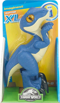MATTEL Fisher-Price - Vélociraptor XL Imaginext Jurassic World - Figurine articulée - 24cm