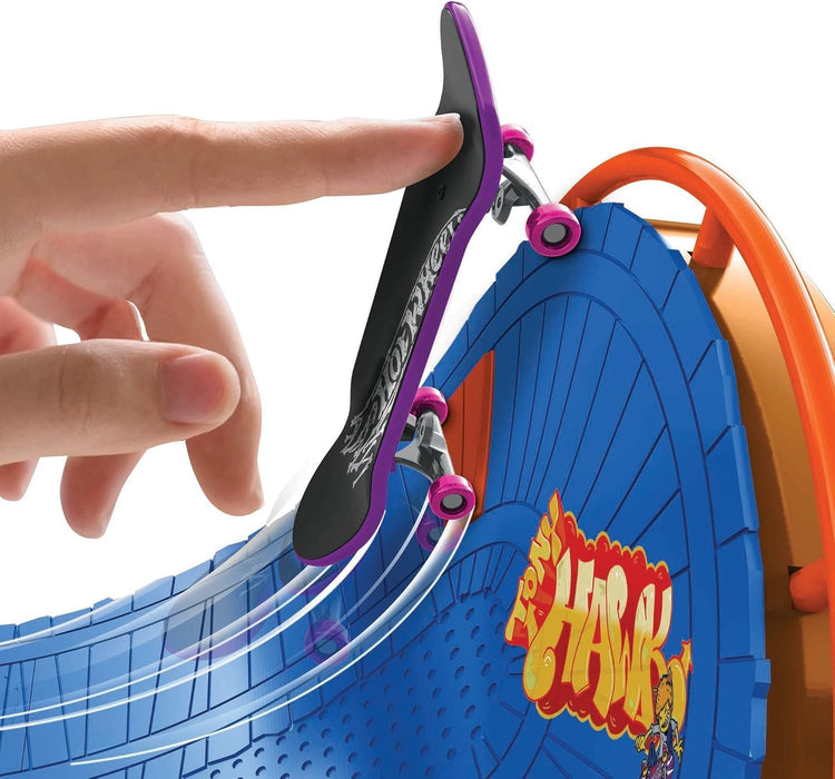 HOT WHEELS Coffret Skate Skatepark Pack Attractions, 1 Fingerboard Tony Hawk