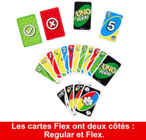 MATTEL GAMES - UNO FLEX - JEU DE CARTES pour Enfants Et Adultes