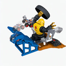 Hot Wheels Monster Trucks Arena Smashers Combat Mega-Wrex vs Gorzilla Coffret avec véhicule Mega-Wrex inclus 2 Voitures