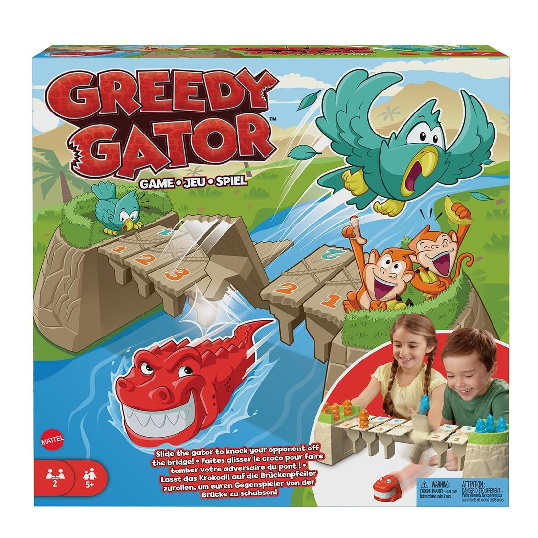 MATTEL GAMES JEU LE CROCODILE GOURMAND