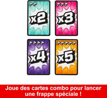 Mattel Games - Fight Cards Jeu En Équipe - Jeu De Cartes Famille 8ANS +