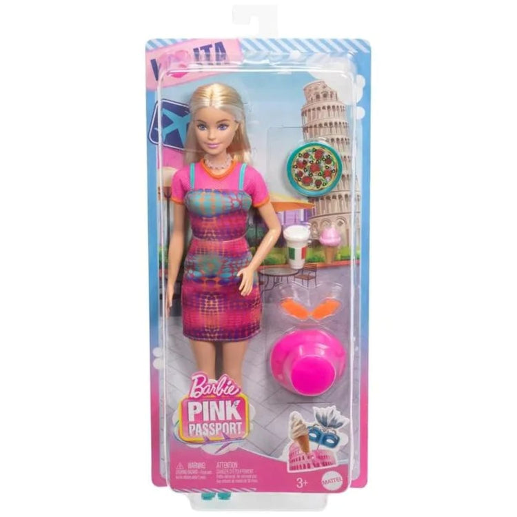 MATTEL Poupée Barbie Deluxe Style en Combinaison Rose