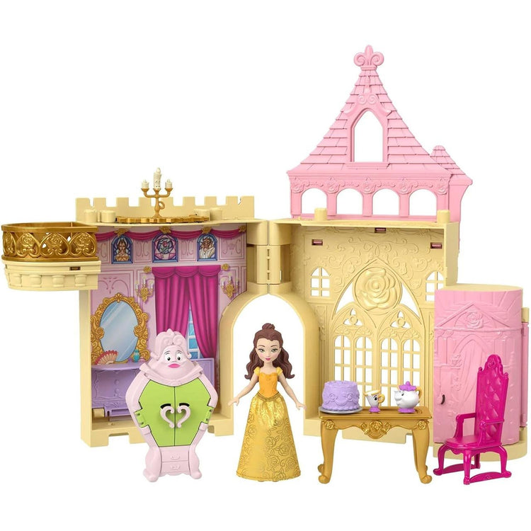 MATTEL disney-coffret le château de belle