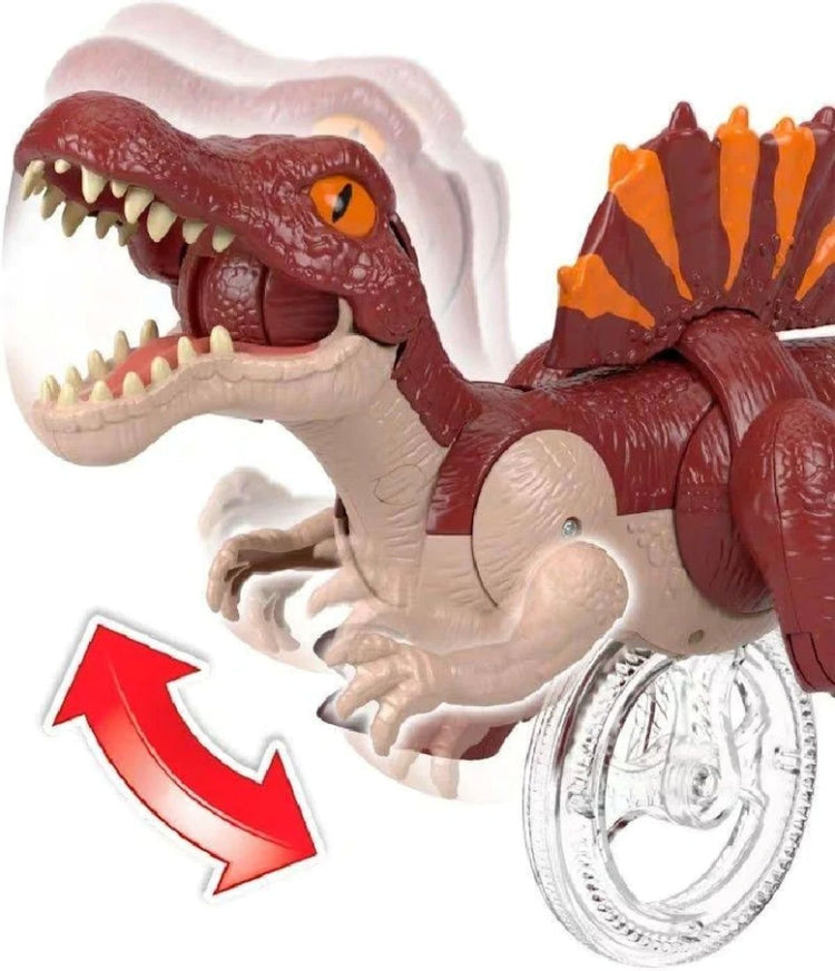 MATTEL Fisher-Price Imaginext Figurines Srint Spino - La Course Du Spinosaure Jurassic World - 24cm