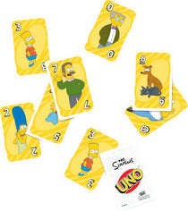 Mattel Games Uno The Simpsons Jeu de cartes pour enfants