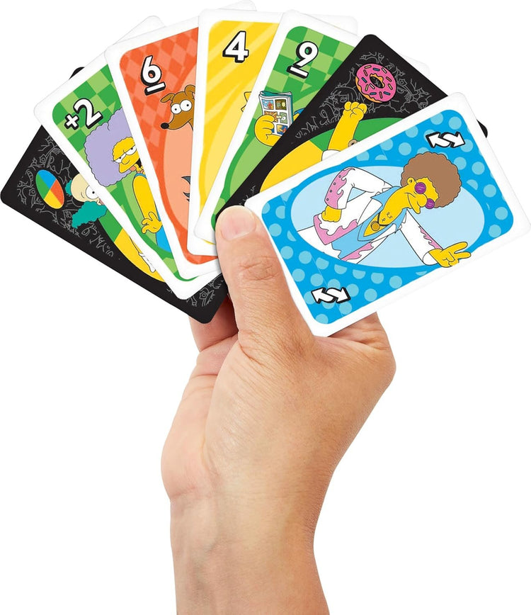 Mattel Games Uno The Simpsons Jeu de cartes pour enfants