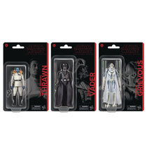 HASBRO Star Wars Lot de 3 Figurines à Collectionner de 15,2 cm The Black Series Dark Vador, Grand Amiral Thrawn, General Grievous