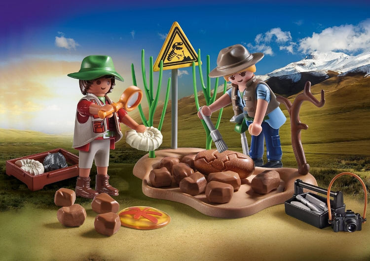 71805 - Playmobil My Life - Chasseurs et fossiles de dinosaures