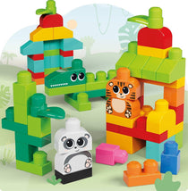 Fisher-Price MEGA BLOKS Pie Pads Ensemble de blocs (250 éléments) et 1 sac réutilisable