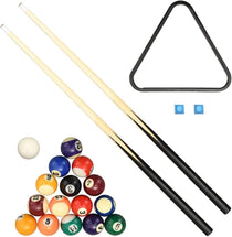 TACHAN Billard de Table en BoisInclus : boules et queues de billard 52x33x6 cm Matériau: MDF haute qualité