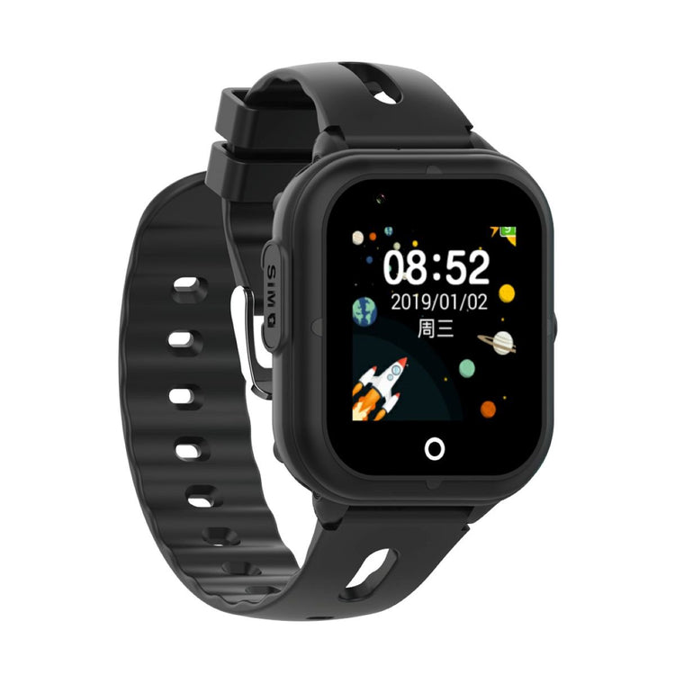 Montre connectée 4G GPS Kids Planet SOS appel vidéo .Positionnement GPS+LBS+WiFi avec l'Application SeTracker2, Coloris Noir