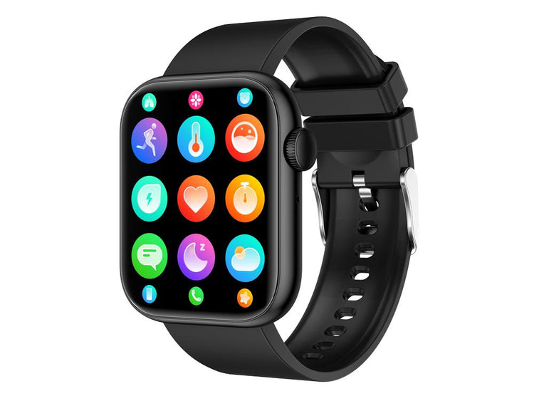 "Connected watch - Gamma Edition - Black Compatibility: iOS (from iOS 8.0) and Android (from Android 4.4) Application: GloryFit" 