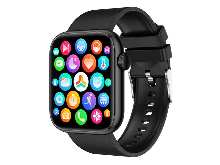 "Reloj conectado - Edición Gamma - Negro Compatibilidad: iOS (desde iOS 8.0) y Android (desde Android 4.4) Aplicación: GloryFit" 